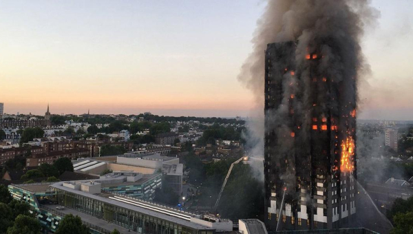 Grenfell Tower fire disaster, could fire sprinkler help