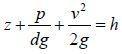 Bernoulli's theorem equation